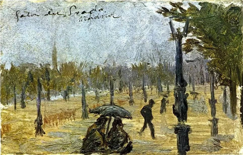 Salon del Prado -Picasso 1897-98 - ORIGINAL Poster Canvas Movie Film Print A0 A1