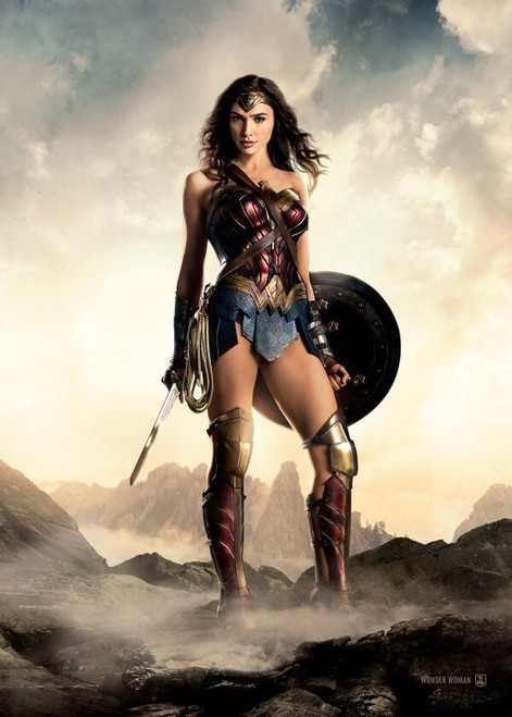 justice-league-wonder-woman_orig Poster Canvas Movie Film Print A0 A1 A2 A3 A4 A