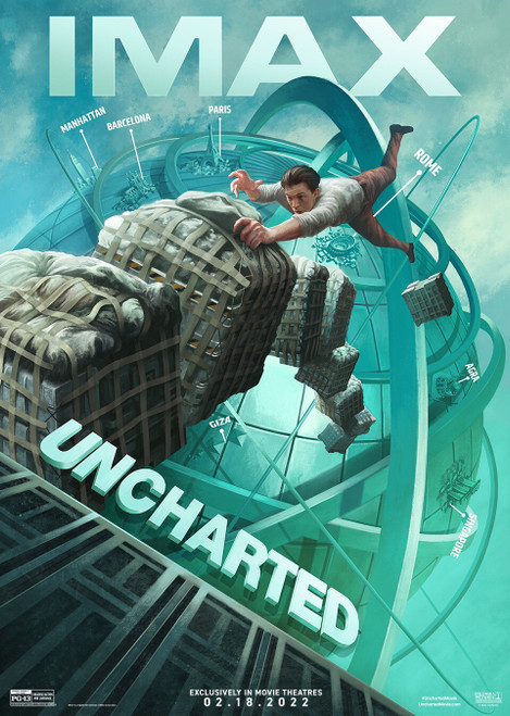 Uncharted (2022)_4 Poster Canvas Movie Film Print A0 A1 A2 A3 A4 A5 A6 Art Wall