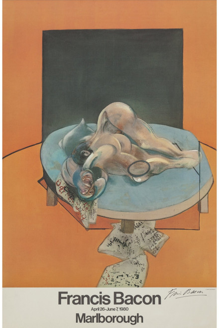 Francis Bacon - Marlborough 1980 Poster Canvas Movie Film Print A0 A1 A2 A3 A4 A