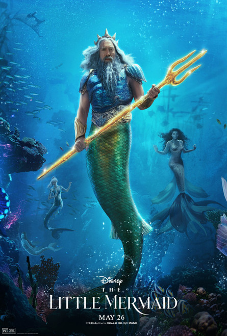 The Little Mermaid (2023)_17 Poster Canvas Movie Film Print A0 A1 A2 A3 A4 A5 A6