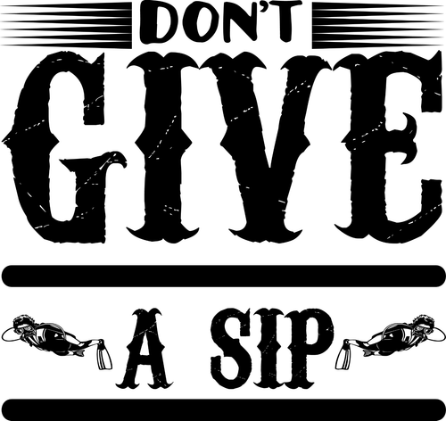 Don't give a sip (2) Poster Canvas Movie Film Print A0 A1 A2 A3 A4 A5 A6 Art Wal