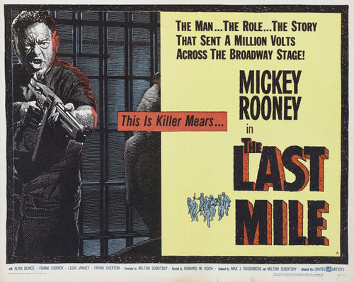 The Last Mile (1959)_2 Poster Canvas Movie Film Print A0 A1 A2 A3 A4 A5 A6 Art W