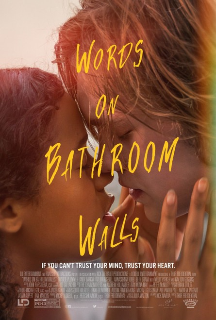 Words on Bathroom Walls (2020)_0 Poster Canvas Movie Film Print A0 A1 A2 A3 A4 A