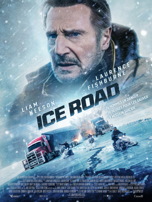 The Ice Road (2021)_3 Poster Canvas Movie Film Print A0 A1 A2 A3 A4 A5 A6 Art Wa