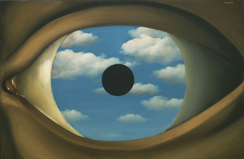 René Magritte - The False Mirror Poster Canvas Movie Film Print A0 A1 A2 A3 A4 A