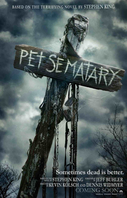 Pet Sematary (2019)_2 Poster Canvas Movie Film Print A0 A1 A2 A3 A4 A5 A6 Art Wa