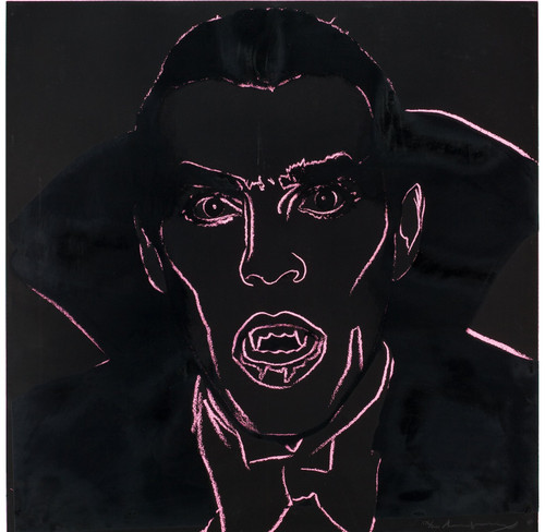 Andy Warhol - Dracula 1981 Poster Canvas Movie Film Print A0 A1 A2 A3 A4 A5 A6 A