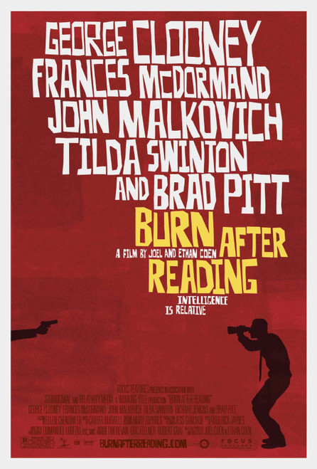 Burn After Reading (2008)_1 Movie Film Poster Canvas iconic design