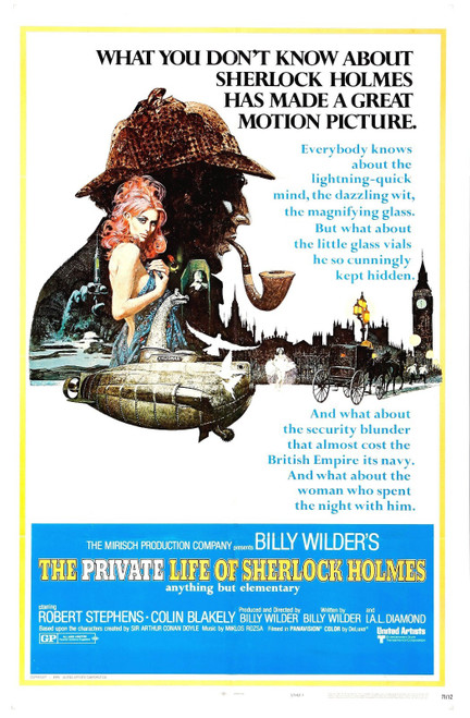 The Private Life of Sherlock Holmes 3 Poster Canvas Movie Film Print A0 A1 A2 A