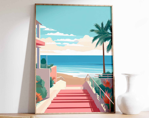 0_Playa Del Carmen Travel Print, Playa Del Carmen Poster, Mexico Travel Print, C