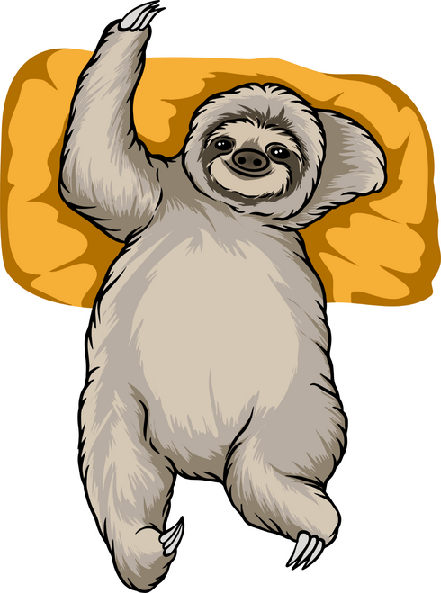 Sloth 23 Poster Canvas Movie Film Print A0 A1 A2 A3 A4 A5 A6 Art Wall Decoration
