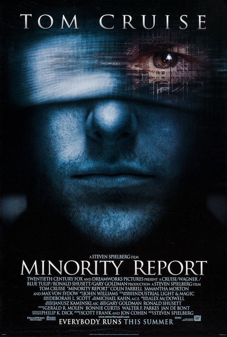 Minority Report (2002)_1 Poster Canvas Movie Film Print A0 A1 A2 A3 A4 A5 A6 Art
