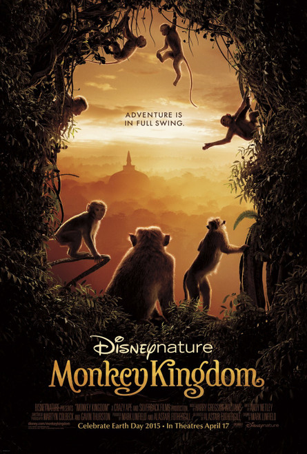 Monkey Kingdom (2015)_0 Poster Canvas Movie Film Print A0 A1 A2 A3 A4 A5 A6 Art