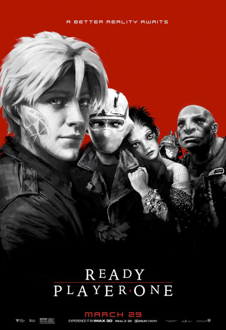 Ready Player One (2018)_22 Poster Canvas Movie Film Print A0 A1 A2 A3 A4 A5 A6 A