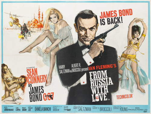 FromRussiaWithLove3 Poster Canvas Movie Film Print A0 A1 A2 A3 A4 A5 A6 Art Wall