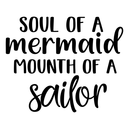 Soul of a Mermaid Mounth of a sailor-01 (2) Poster Personalized Canvas Movie Fil