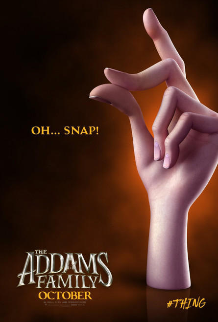 The Addams Family (2019)_5 Poster Canvas Movie Film Print A0 A1 A2 A3 A4 A5 A6 A