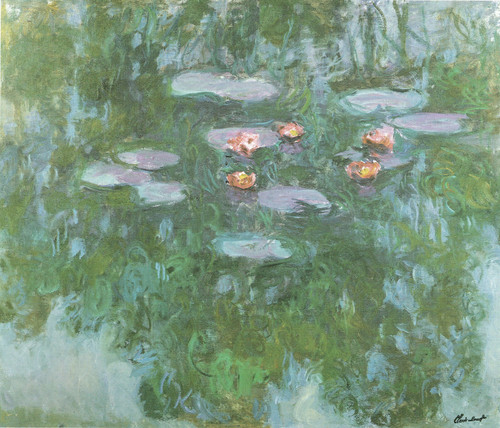Monet- Water-Lilies(13) Poster Canvas Movie Film Print A0 A1 A2 A3 A4 A5 A6 Art