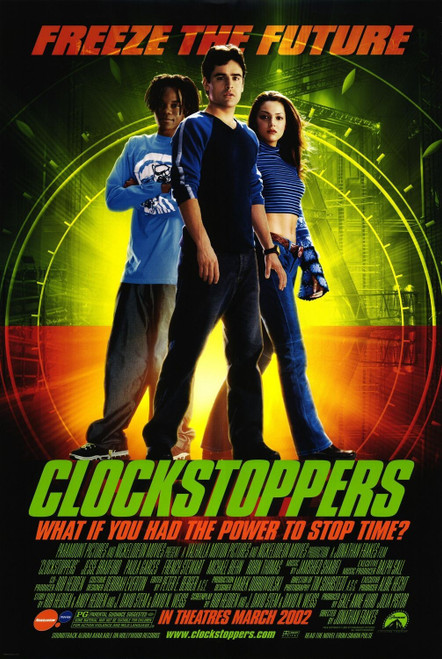 Clockstoppers (2002)_0 Movie Film Poster Canvas iconic design