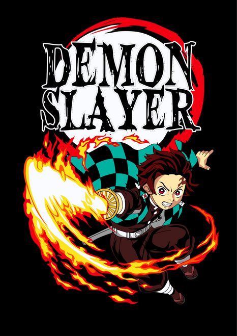 DEMON SLAYER-06 Poster Canvas Movie Film Print A0 A1 A2 A3 A4 A5 A6 Art Wall Dec