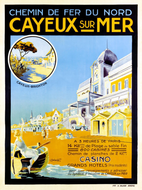 49785638166_DELAVAT, Charles. Cayeux sur mer, c. 1920.-artofuniverse0