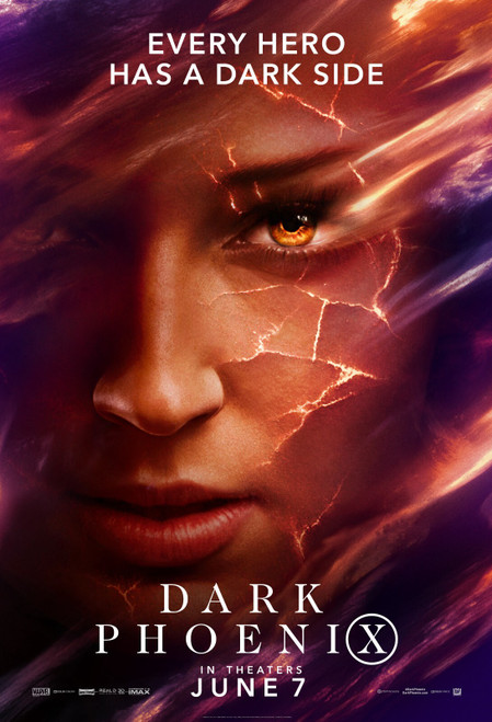 Dark Phoenix (2019)_6 Movie Film Poster Canvas iconic design