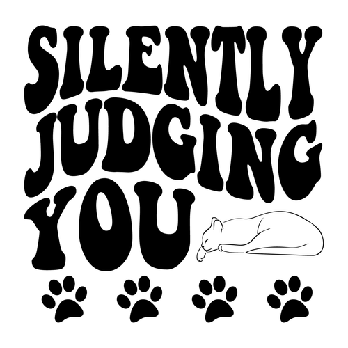 silently Judging You (2) Poster Personalized Canvas Movie Film Print A0 A1 A2 A3