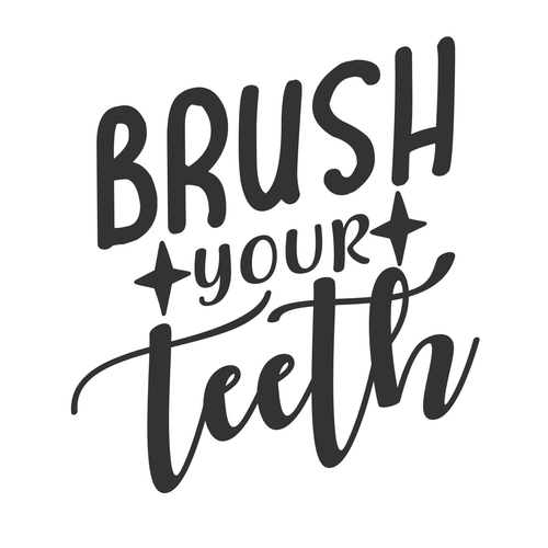 BRUSH YOUR TEETH-01 Poster Canvas Movie Film Print A0 A1 A2 A3 A4 A5 A6 Art Wall