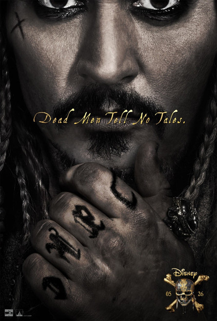 PiratesoftheCaribbeanDeadMenTellNoTales9 Poster Canvas Movie Film Print A0 A1 A2