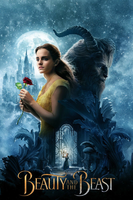 BeautyandtheBeast3- Poster (A0-A4) Film Movie Picture Art Wall Decor Actor