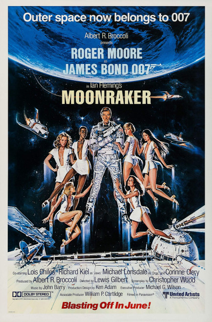 Moonraker (1979)_4 Poster Canvas Movie Film Print A0 A1 A2 A3 A4 A5 A6 Art Wall
