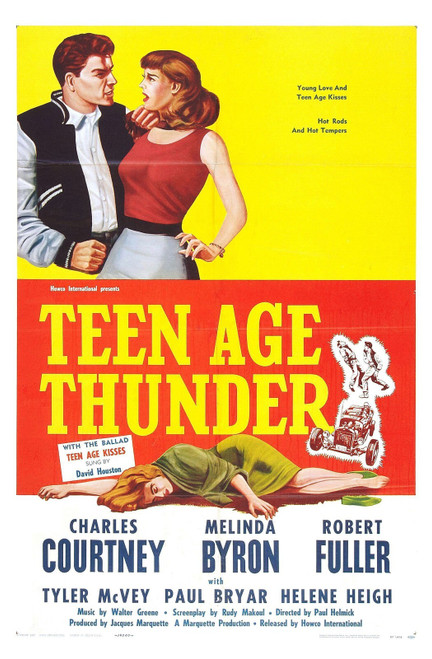 Teenage Thunder (1957)_1 Poster Canvas Movie Film Print A0 A1 A2 A3 A4 A5 A6 Art