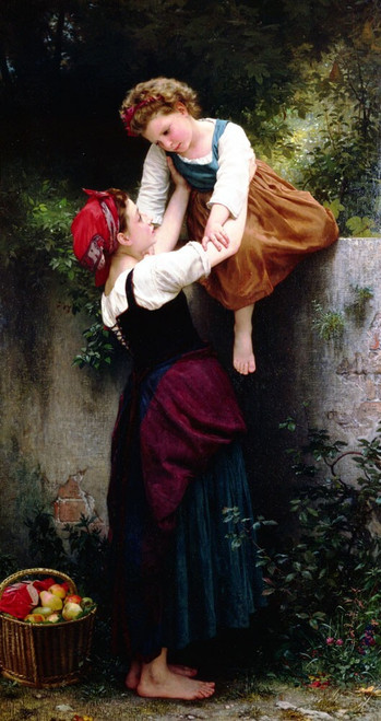 Bouguereau_Petites_maraudeuses Poster Canvas Movie Film Print A0 A1 A2 A3 A4 A5