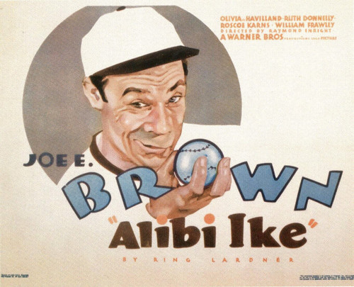Alibi Ike (1935)_0 Movie Film Poster Canvas iconic design