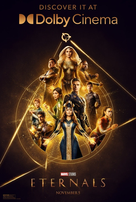 Eternals 16 Poster Canvas Movie Film Print A0 A1 A2 A3 A4 A5 A6 Art Wall Decorat