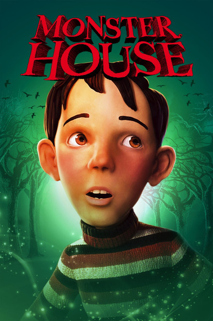 MONSTER HOUSE (2006) 4 Poster Canvas Movie Film Print A0 A1 A2 A3 A4 A5 A6 Art W