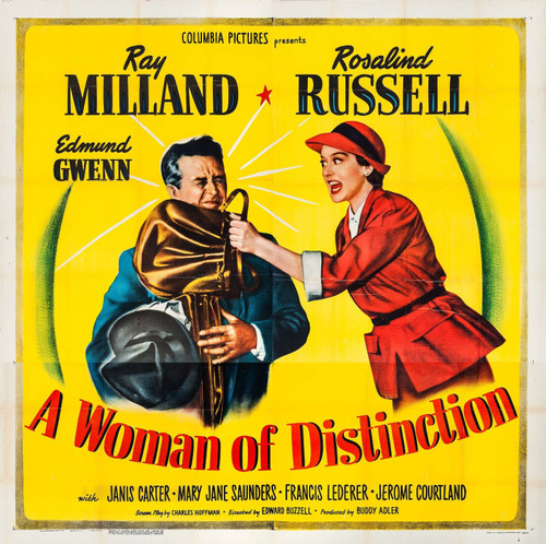 A Woman of Distinction (1950)_2 Movie Film Poster Canvas iconic design