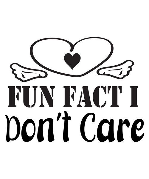 Fun Fact I Don't Care-01 (9) Poster Canvas Movie Film Print A0 A1 A2 A3 A4 A5 A6
