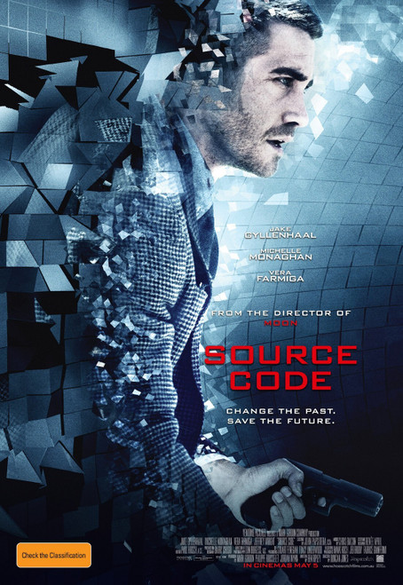 Source Code (2011)_2 Poster Canvas Movie Film Print A0 A1 A2 A3 A4 A5 A6 Art Wal