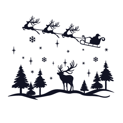 Winter-Scene-09 Poster Canvas Movie Film Print A0 A1 A2 A3 A4 A5 A6 Art Wall Dec