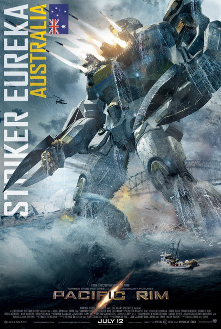 Pacific Rim (2013)_8 Poster Canvas Movie Film Print A0 A1 A2 A3 A4 A5 A6 Art Wal
