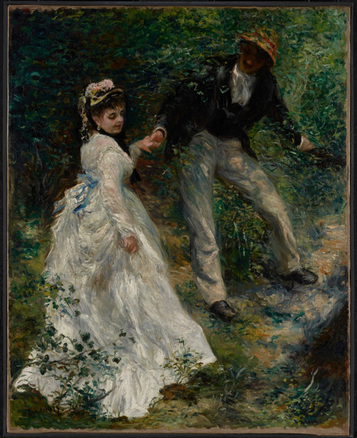 Pierre-Auguste_Renoir_(French_-_La_Promenade Poster Canvas Movie Film Print A0 A