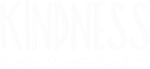 008 KindnessCounts distressed wht Funny Poster Design Canvas Motivation Print A0