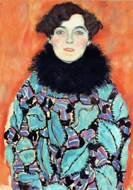 Gustav Klimt - Portrait of Johanna Stander 1917 Poster Canvas Movie Film Print A