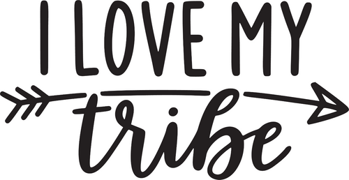 I Love My Tribe (2) Funny Poster Creative Canvas Print A0 A1 A2 A3 A4 A5 A6 Art