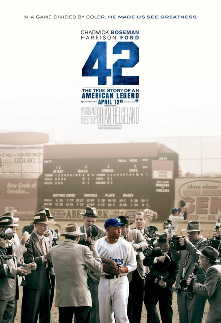 42 (2013)_9 Movie Film Poster Canvas iconic design