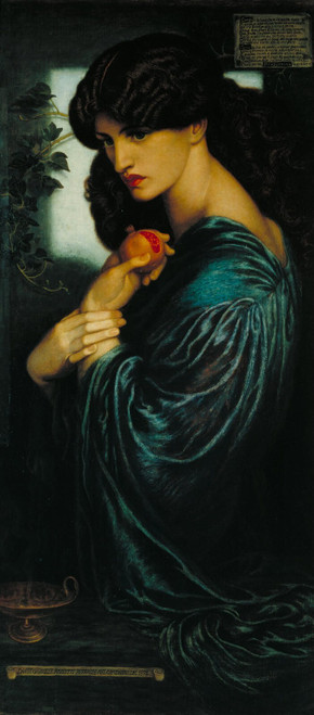 Dante_Gabriel_Rossetti_-_Proserpine_-_Google_Art_Project Poster Canvas Movie Fil