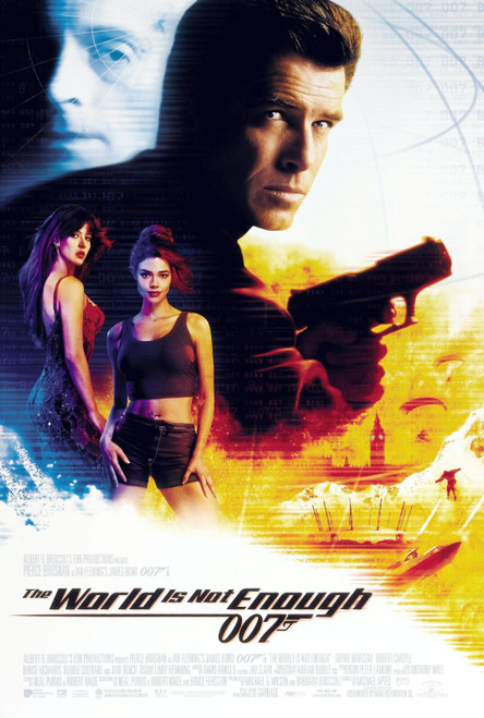 TheWorldIsNotEnough007-3 Poster Canvas Movie Film Print A0 A1 A2 A3 A4 A5 A6 Art