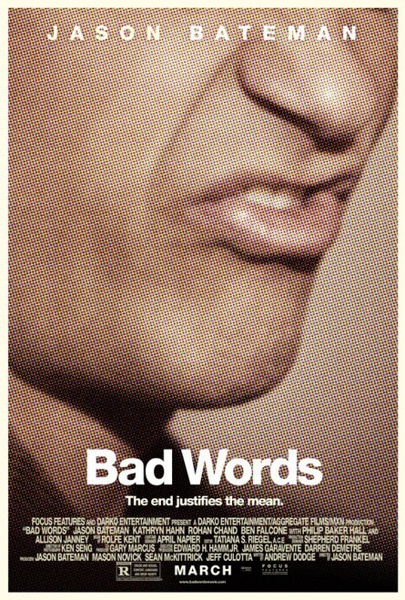 Bad Words (2014)_1 Movie Film Poster Canvas iconic design